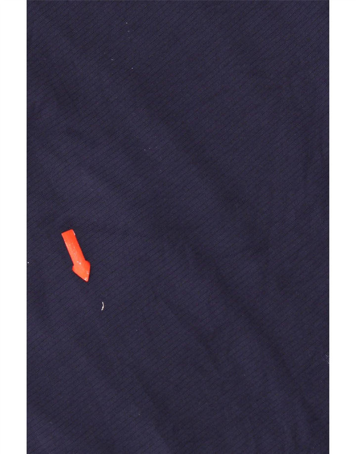 Asics - Camiseta gráfica para hombre, talla grande, poliéster azul marino