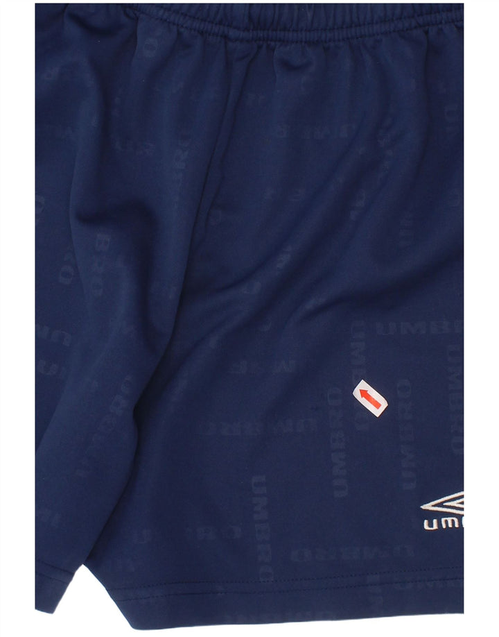 UMBRO Shorts deportivos con gráfico para niño 13-14 años Azul marino Poliéster