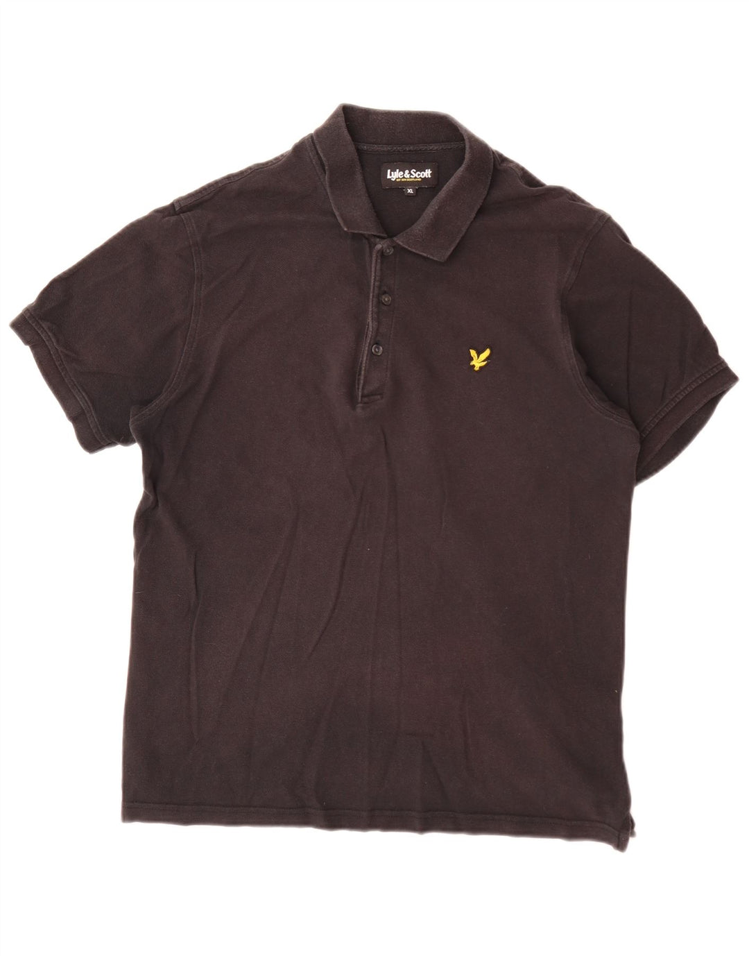 Lyle & Scott Polo Hombre XL Algodón Negro