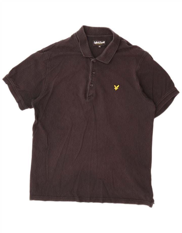 Lyle & Scott Polo Hombre XL Algodón Negro