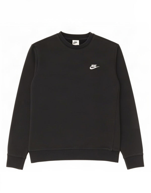 Nike Hombre Sudadera Jumper Medium Negro Algodón