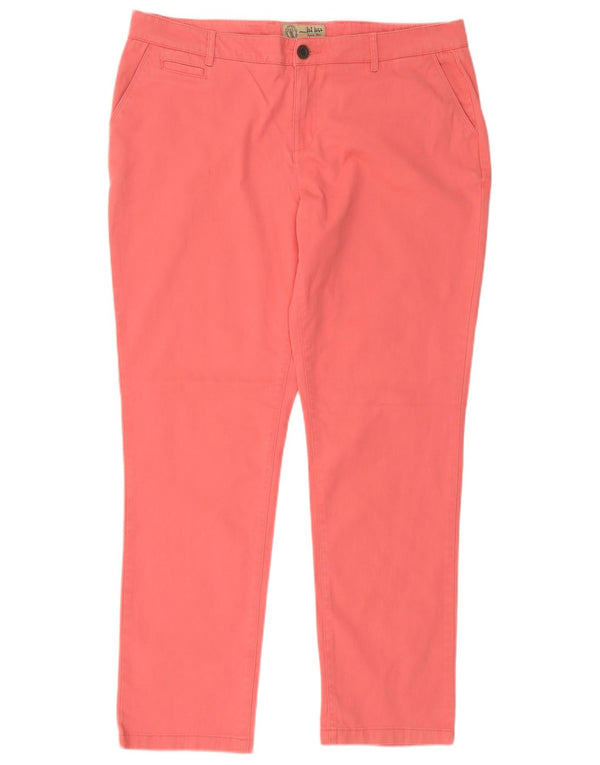 Pantalones chinos ajustados para mujer de Fat Face UK 18 XL W36 L29 Algodón rosa