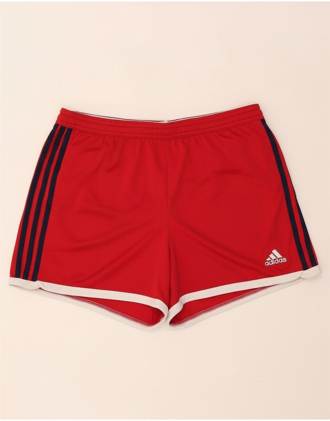 Adidas Mujer Climacool Sport Shorts UK 16/18 Grande Rojo Poliéster