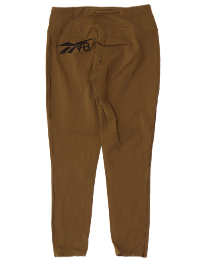 REEBOK Leggings gráficos para mujer UK 10 Small Khaki Nylon