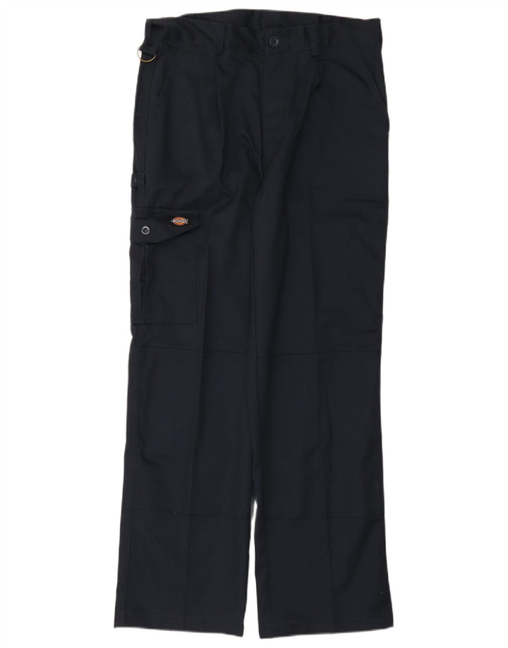 Dickies Pantalón cargo recto para hombre W32 L30 Poliéster azul marino