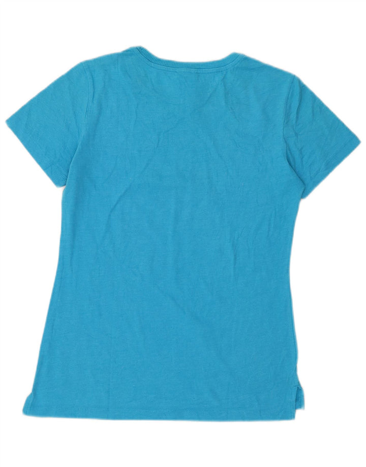 CHAMPION Camiseta con gráfico Heritage Fit para mujer UK 40 Azul medio