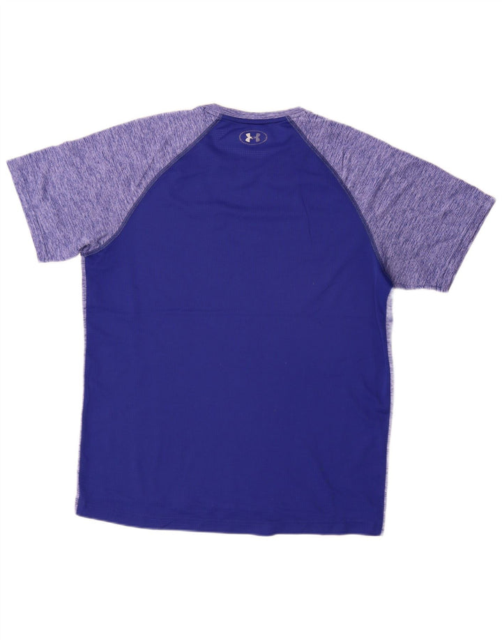 UNDER ARMOUR Camiseta Heat Gear para hombre Top grande con motas azules