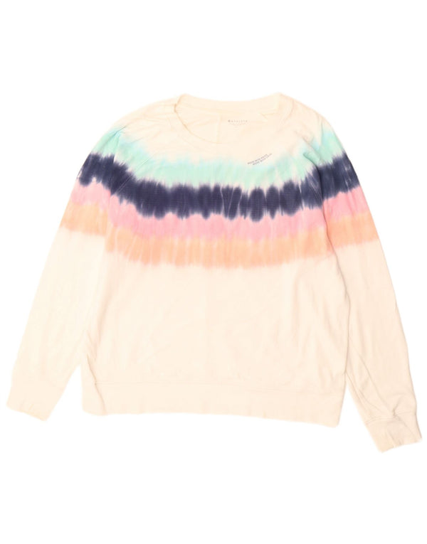ATHLETA Sudadera para mujer Jumper UK 40 Grande Multicolor Tie Dye Algodón