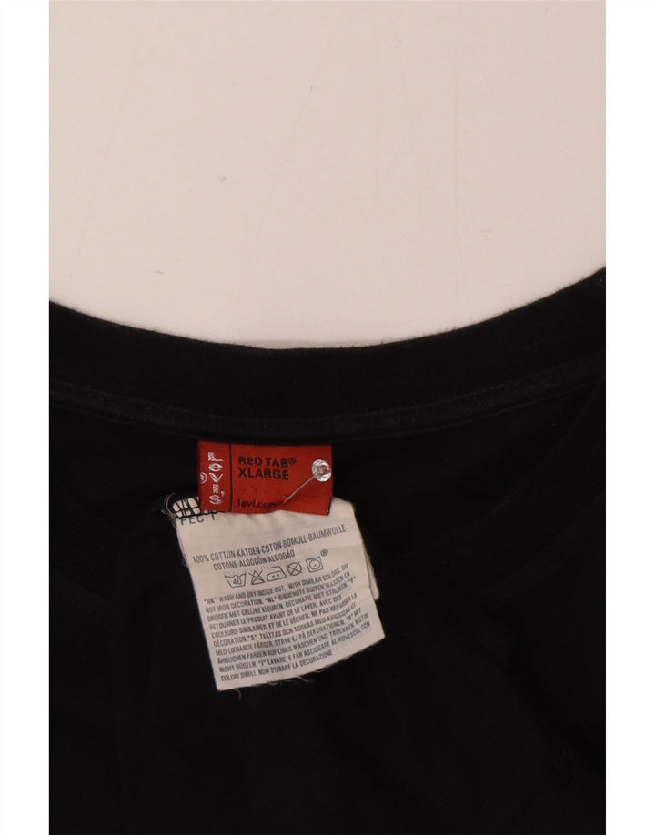 Levi's Hombre Top Manga Larga XL Algodón Negro