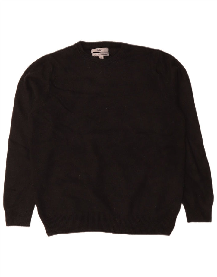 Marks & Spencer - Jersey de cuello redondo para mujer, talla 40, talla M, color negro