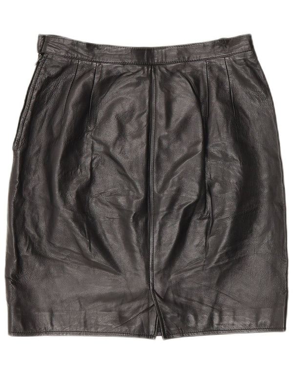Falda de cuero para mujer i Blues IT 42 Medium W28 Black