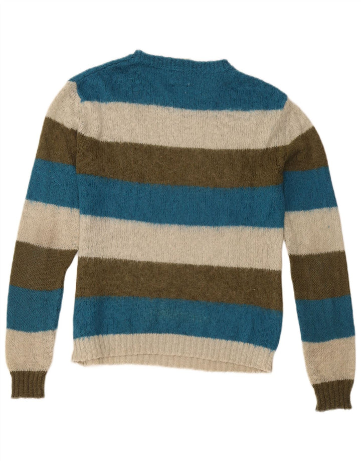 Diesel Jersey Con Cuello Barco Para Hombre Pequeño Acrílico A Rayas Multicolor