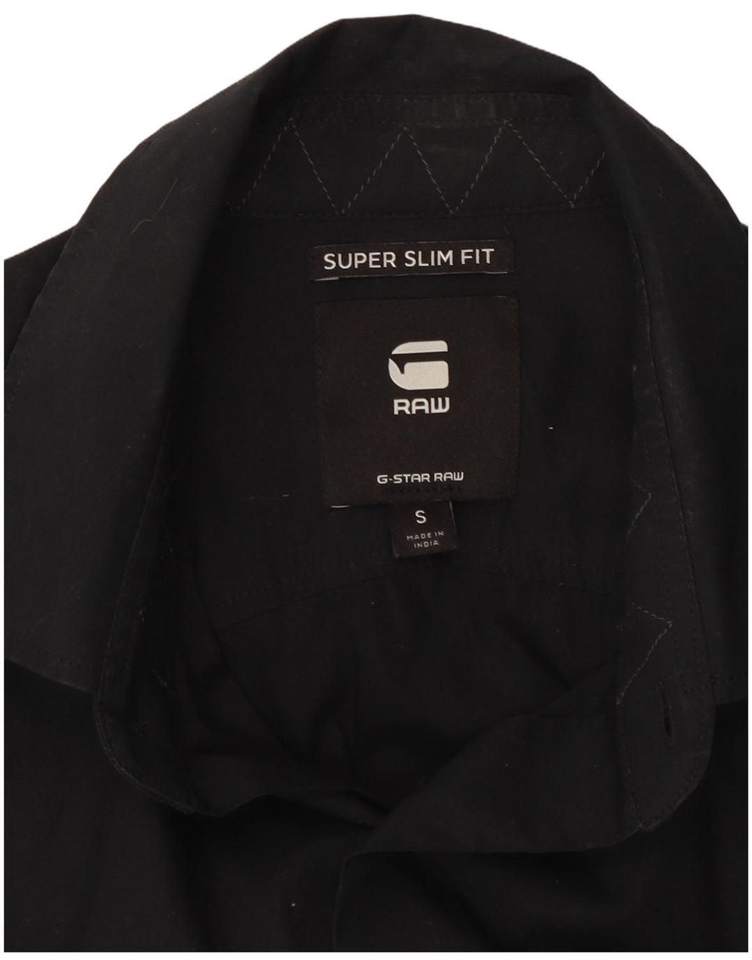 G-STAR Hombre Camisa Slim Fit Pequeña Negra