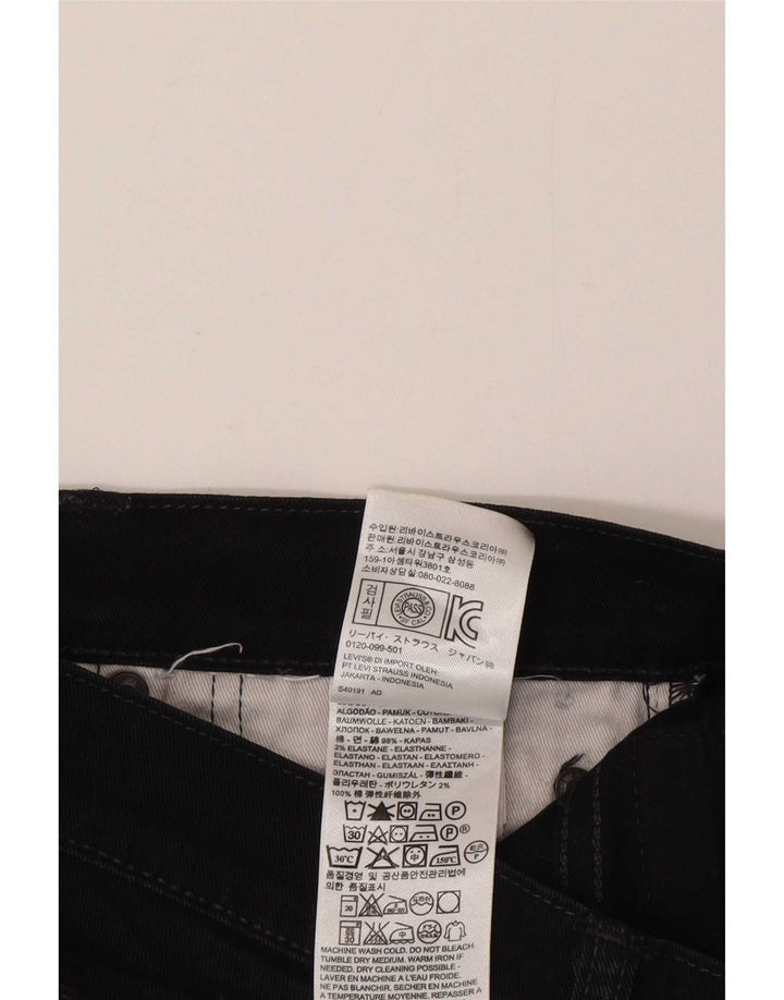 Levi's Jeans rectos recortados para hombre W31 L25 Algodón negro