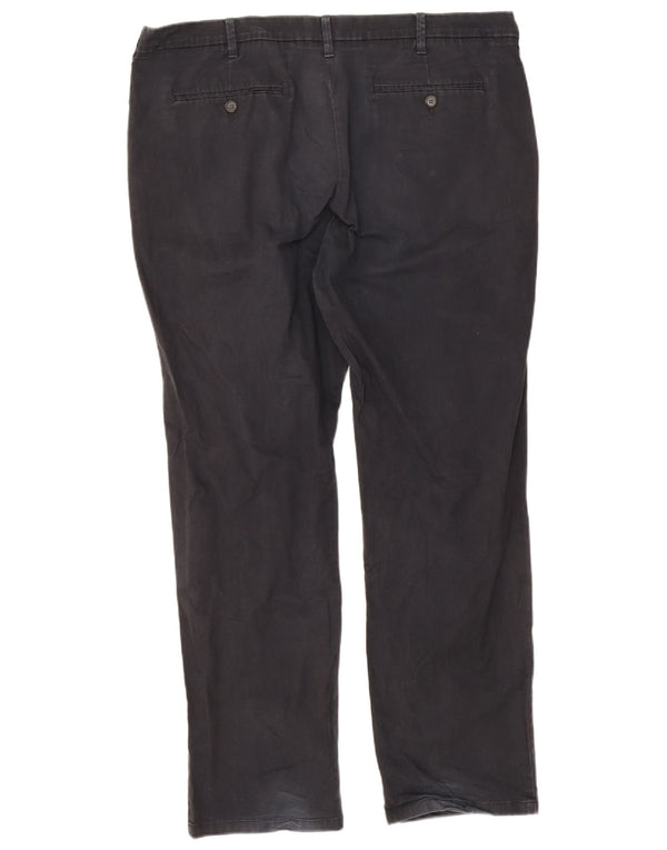 Marks & Spencer Pantalones chinos rectos de corte regular para hombre W40 L31 Negro