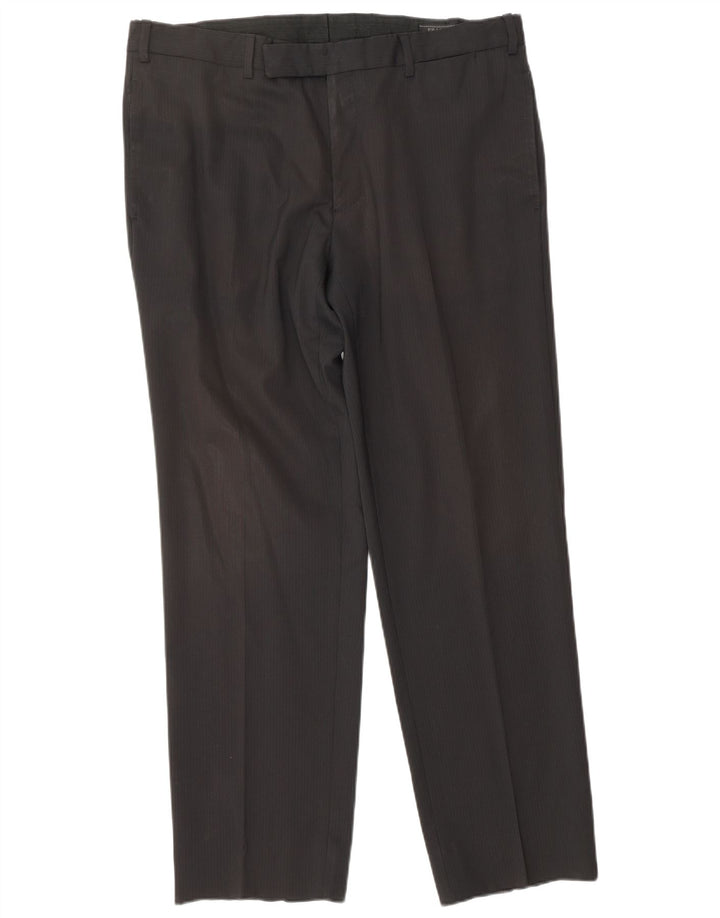 PRADA Traje de 2 piezas con 3 botones para hombre IT 52 XL W34 L30 Negro Clásico