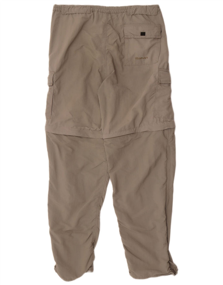 Rohan Hombre Pantalones Cargo Rectos Medium W32 L30 Poliamida Caqui