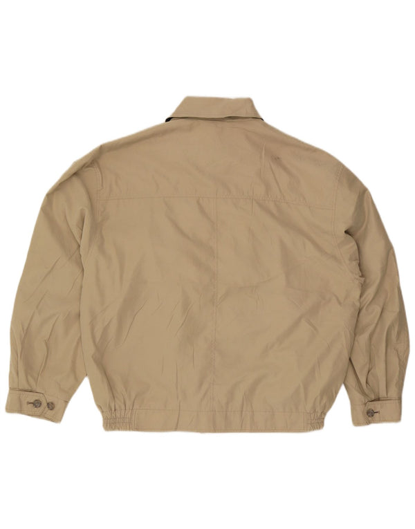 Marks & Spencer Chaqueta bomber holgada para hombre UK 38 Poliéster beige medio