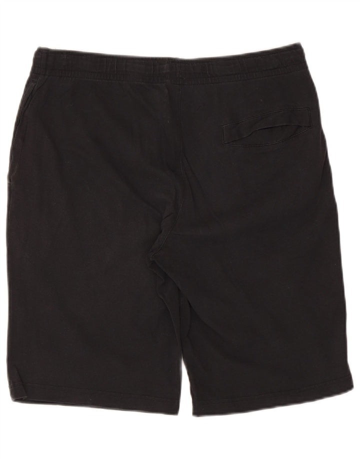 Pantalones cortos deportivos Nike para hombre de algodón negro mediano
