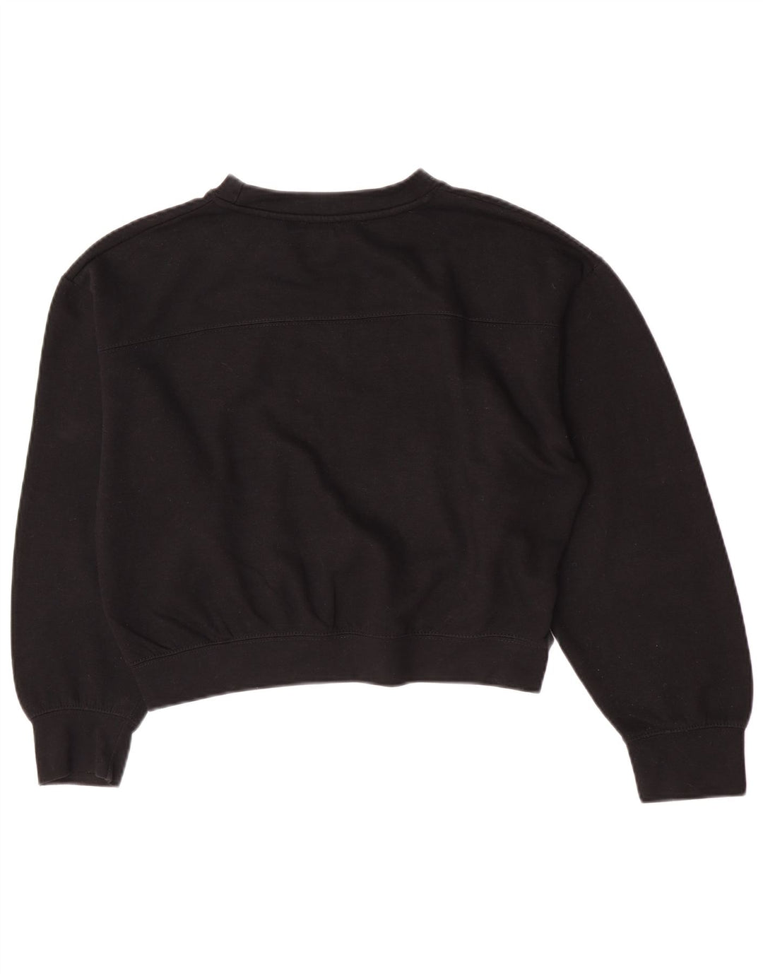 Zara Mujer Sudadera Jumper UK 44 Mediano Negro