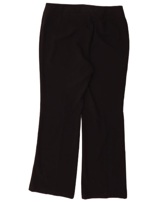 Marks & Spencer Pantalones casuales con corte de bota para mujer UK 44 Large W32 L31 Negro