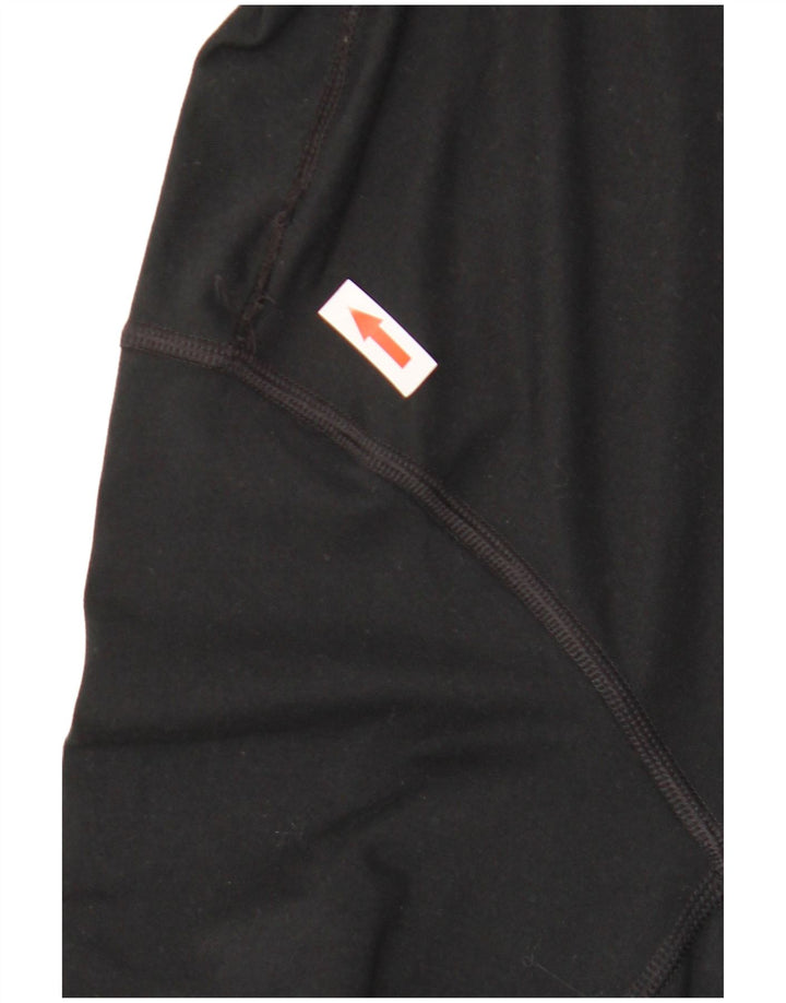 Nike Dri Fit - Chándal con cremallera y cuello para hombre, talla mediana, poliéster negro