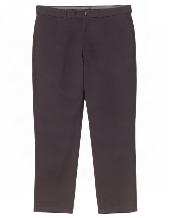 Marks & Spencer Pantalones chinos rectos para hombre W38 L31 Algodón azul marino
