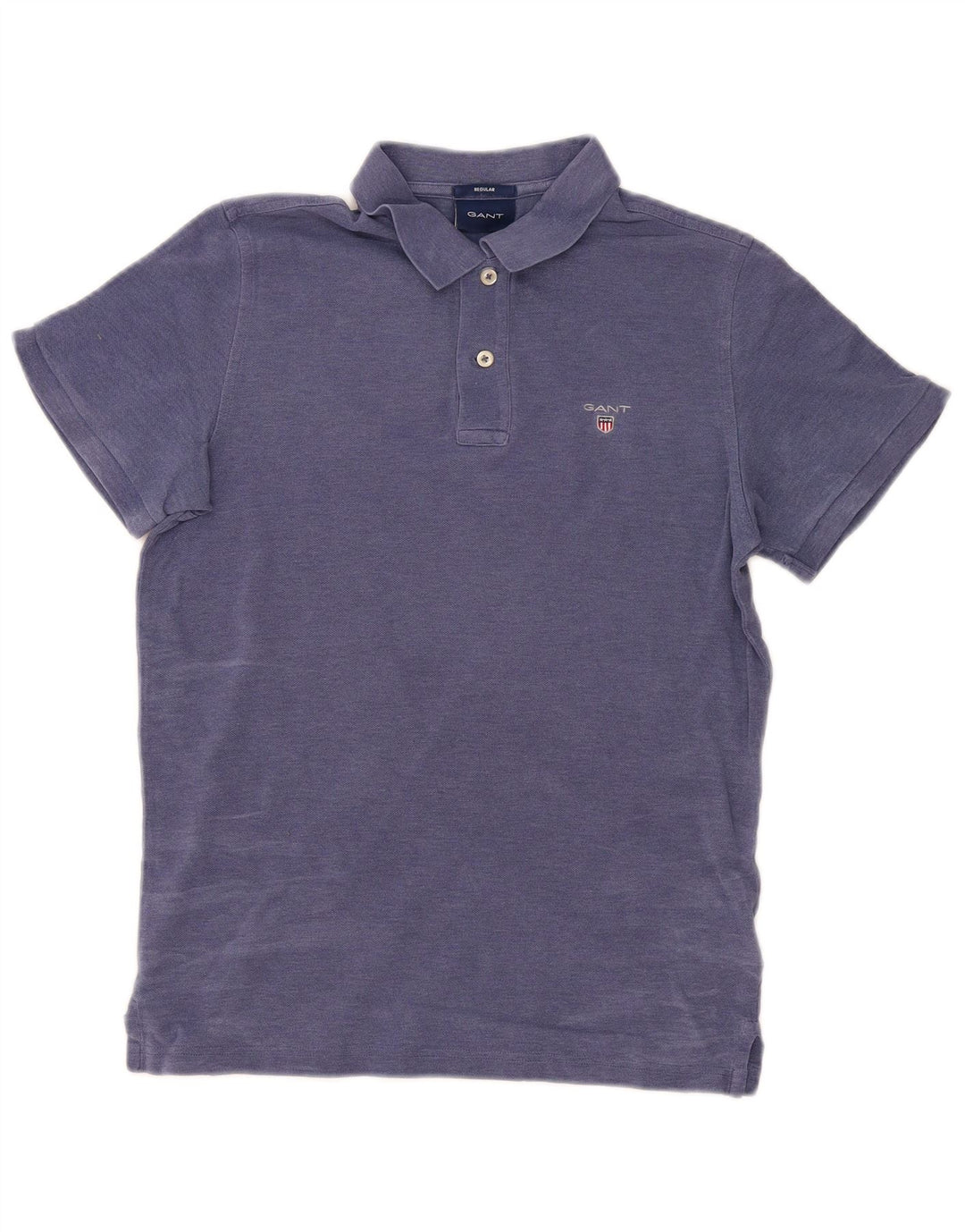 Gant Polo De Corte Regular Para Hombre Azul Pequeño