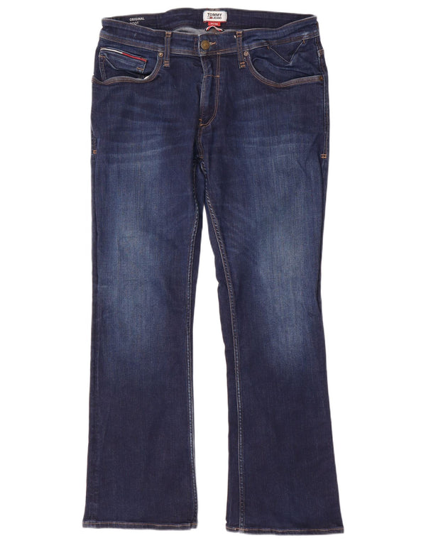 TOMMY HILFIGER Vaqueros Bootcut para Mujer W34 L30 Algodón Azul Marino