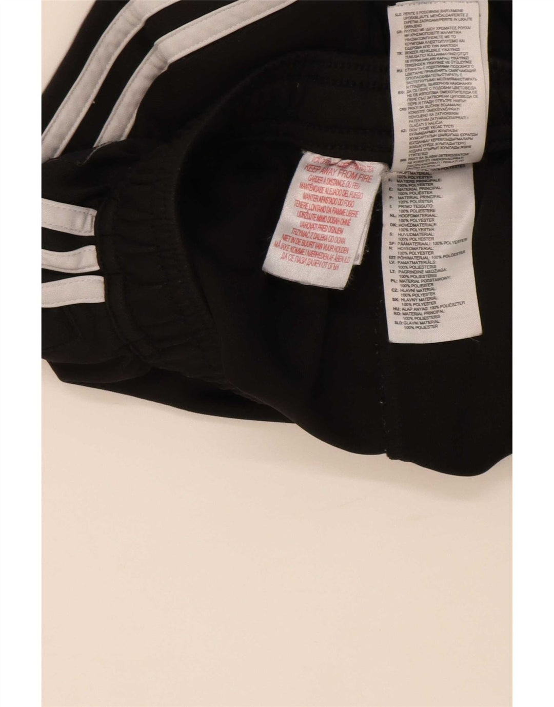 Adidas Pantalón Chándal Niño 11-12 Años Negro Poliéster