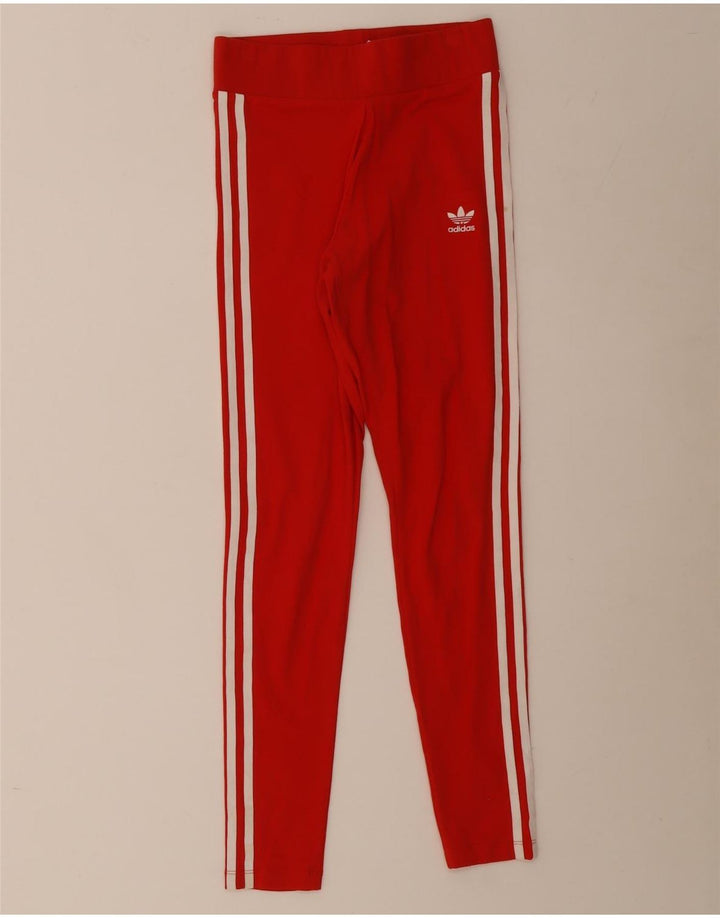 Adidas Leggings para mujer Reino Unido 10 Pequeño Algodón Rojo