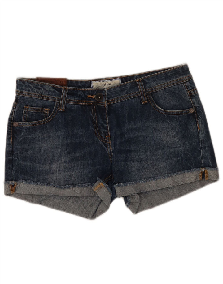 Pantalones cortos vaqueros de mujer Fat Face W32 Large Blue Cotton
