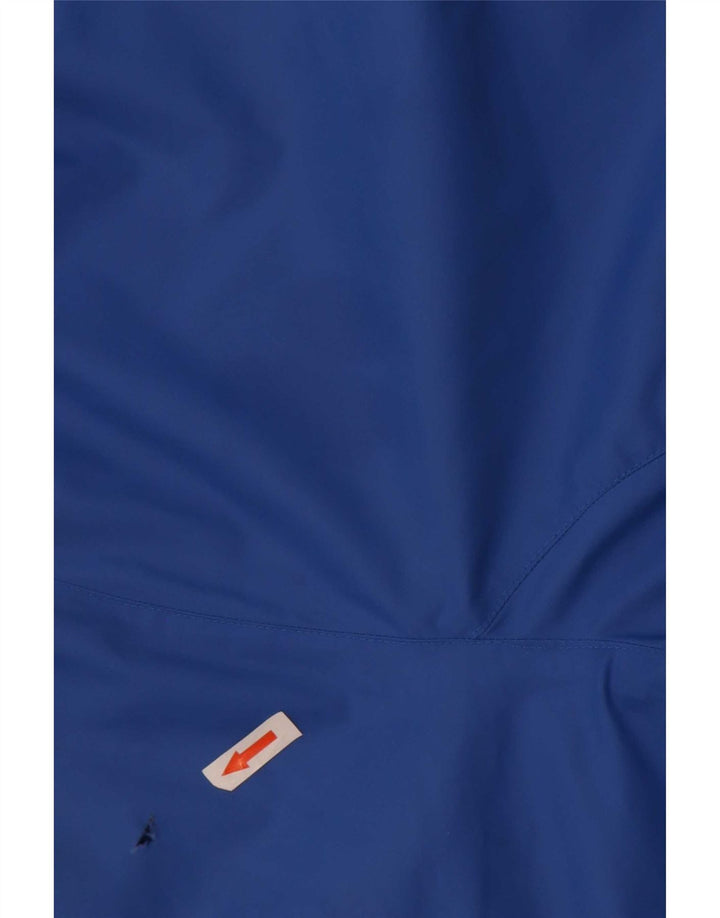Nike - Chaqueta impermeable con capucha para hombre, talla 40, nailon azul grande