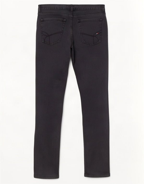 Tommy Hilfiger Pantalones Casuales Slim para Mujer W29 L32 Algodón Gris