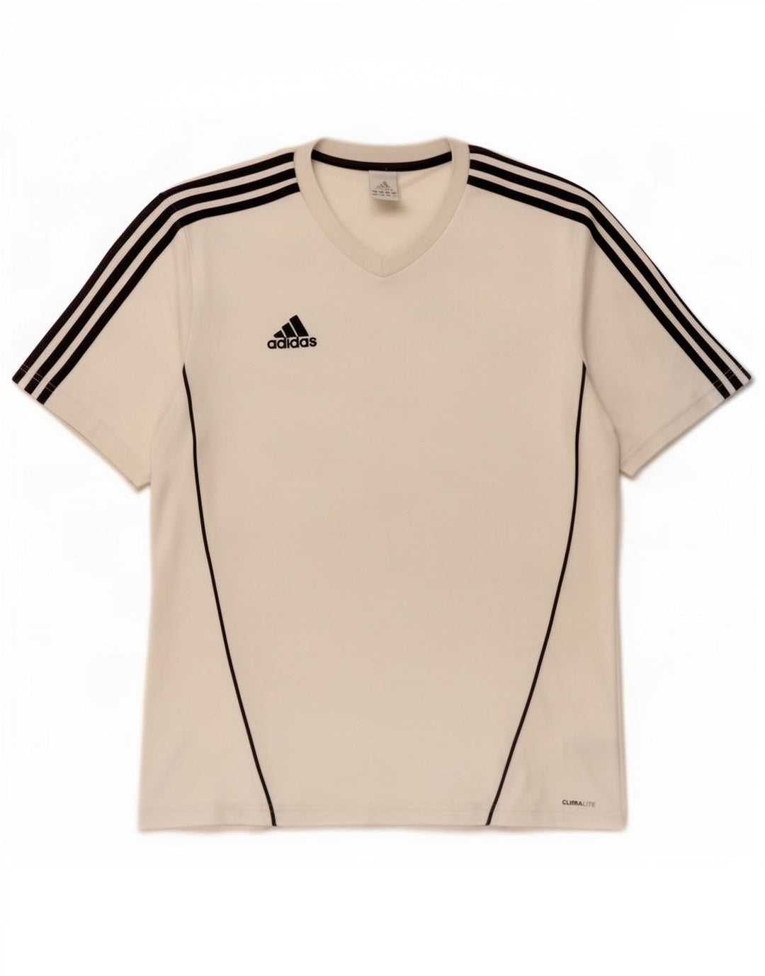 Adidas Mens Climalite Camiseta Top Grande Poliéster Blanco