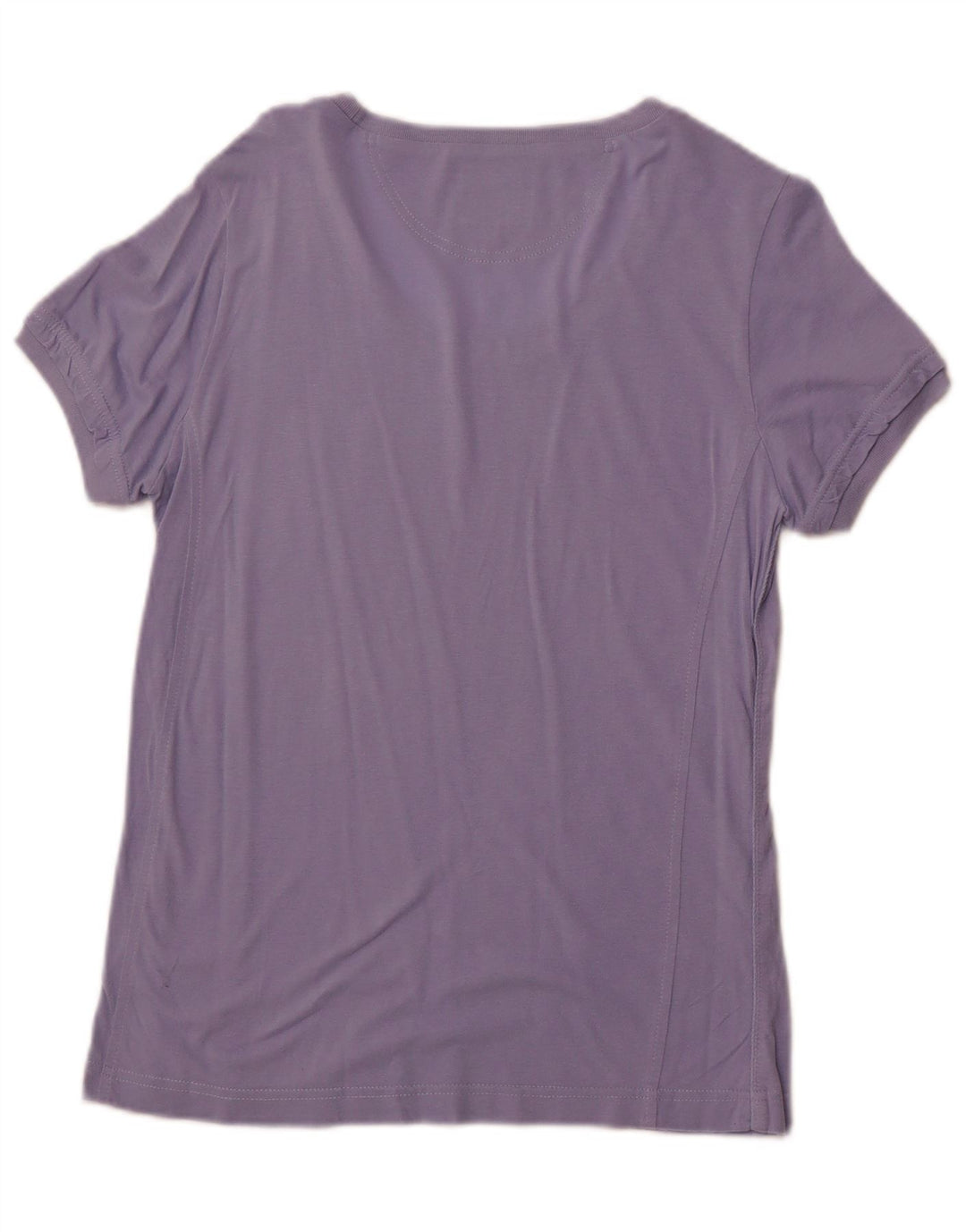CHAMPION Camiseta de ajuste fácil para mujer, talla 40, talla M, color morado