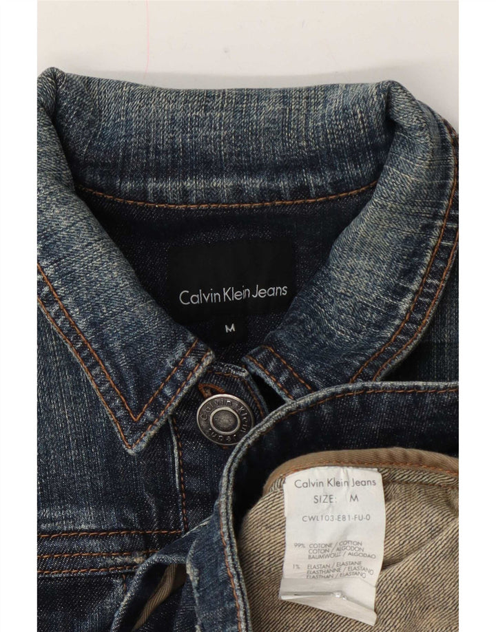 Calvin Klein Jeans Chaqueta vaquera para mujer Reino Unido 12 Algodón azul medio