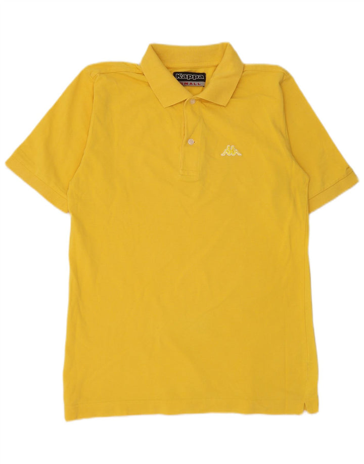 Polo Kappa Hombre Small Amarillo Algodón