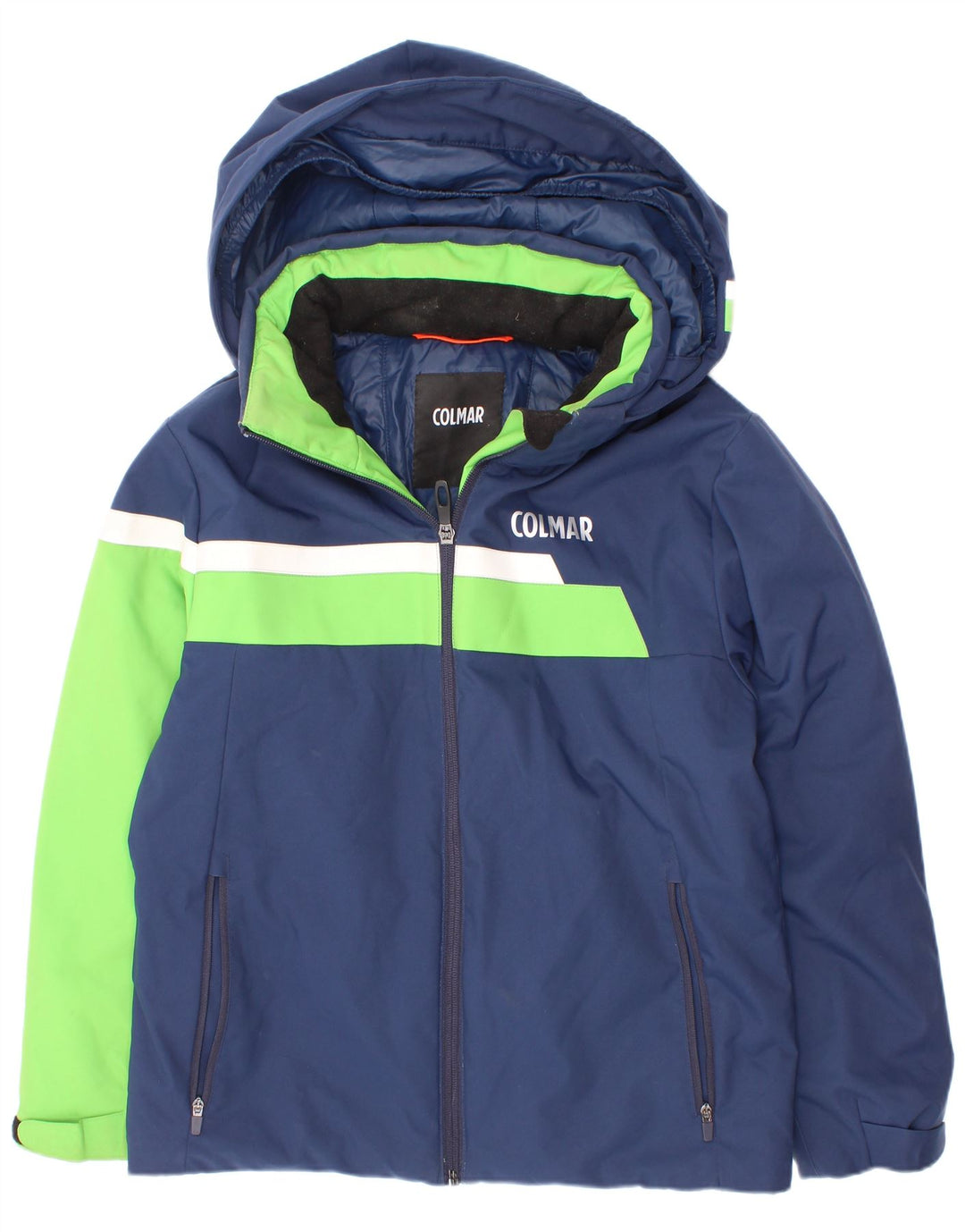 Colmar Chaqueta acolchada con capucha para niño 9-10 años Azul marino Poliéster color block