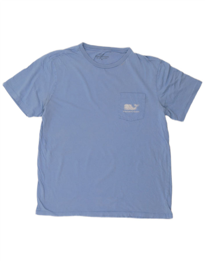 Vineyard Vines Camiseta gráfica para hombre Top Algodón azul medio