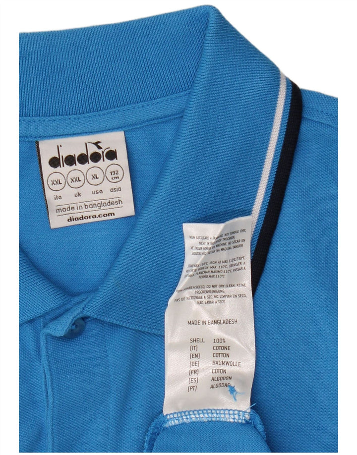 DIADORA Polo Hombre 2XL Algodón Azul