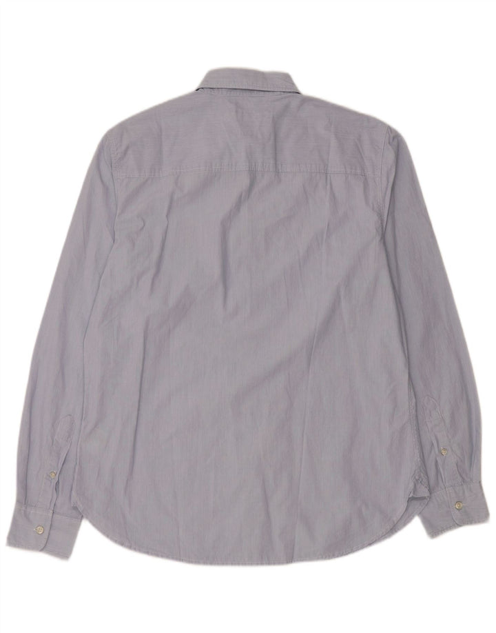 NORTH SAILS Mens Shirt Large Blue Pinstripe Cotton