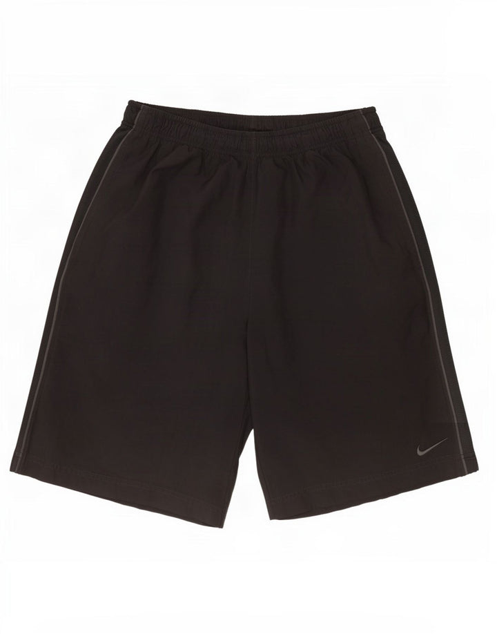 Nike Dri Fit - Pantalones cortos deportivos para hombre (poliéster), color negro