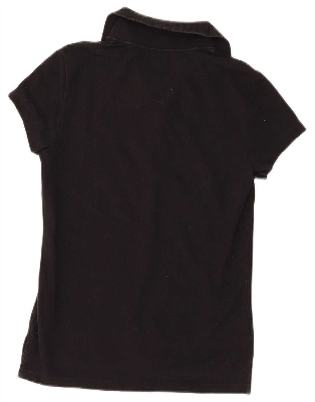 TOMMY HILFIGER Polo para mujer UK 8 Small Algodón negro