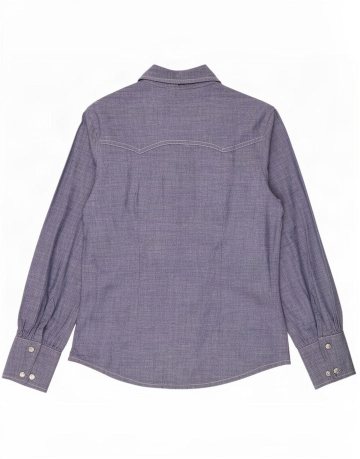 Camisa Levi's para mujer UK 44 Algodón azul medio
