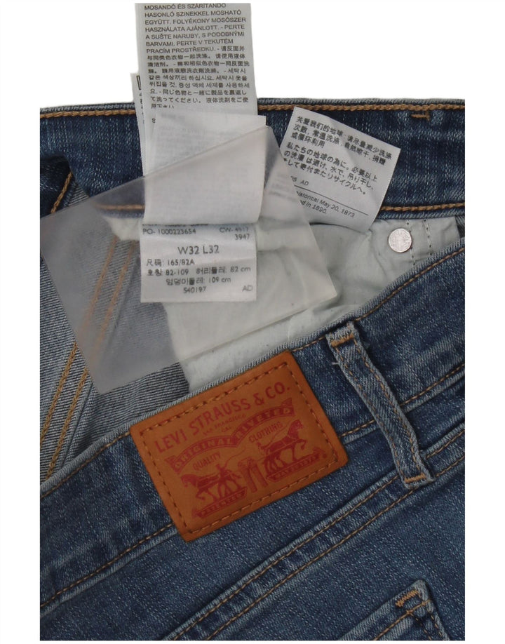 Levi's Mujer 715 Vaqueros Bootcut W32 L32 Algodón Azul