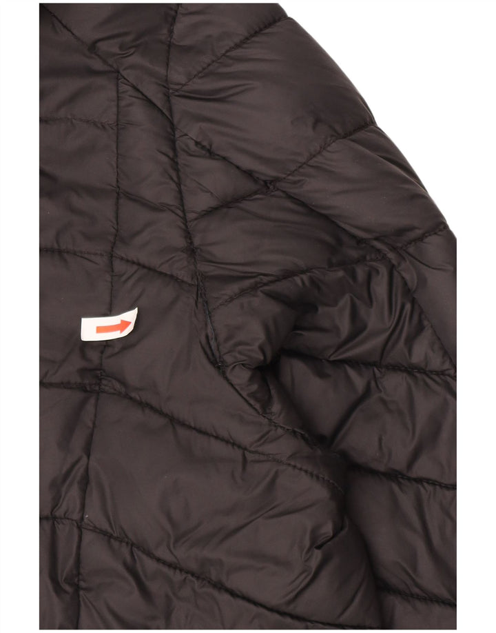 Chaqueta acolchada con capucha para mujer Fat Face UK 46 Large Nylon negro