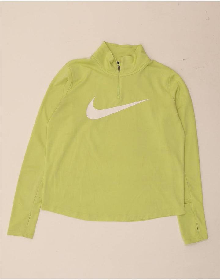 Nike Dri Fit Graphic - Chándal para mujer, talla 40, color verde medio
