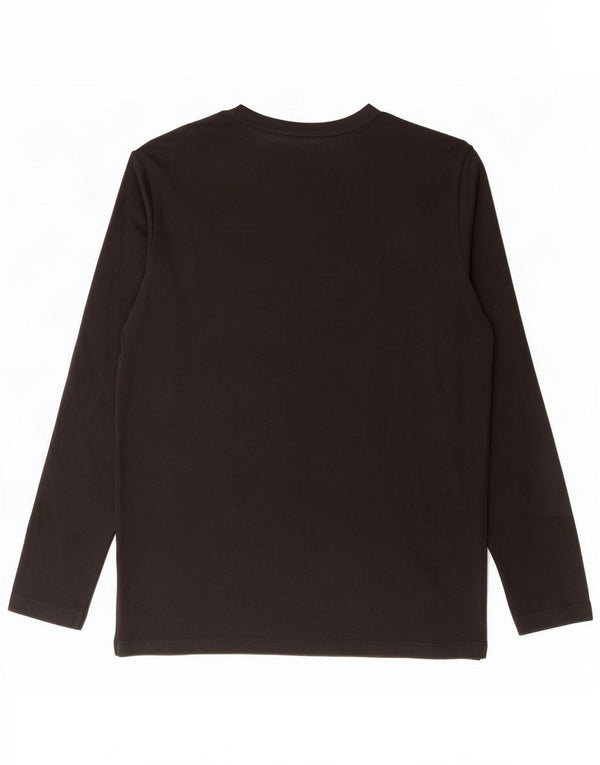 Jack & Jones Mens Graphic Top manga larga Large Black