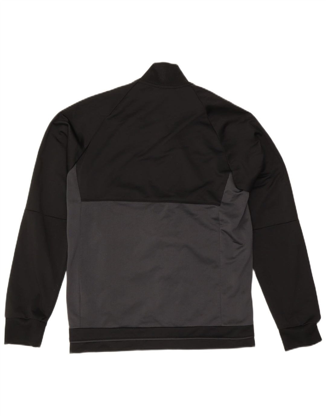 Adidas Hombre Chándal Top Chaqueta Mediano Negro Colorblock Poliéster